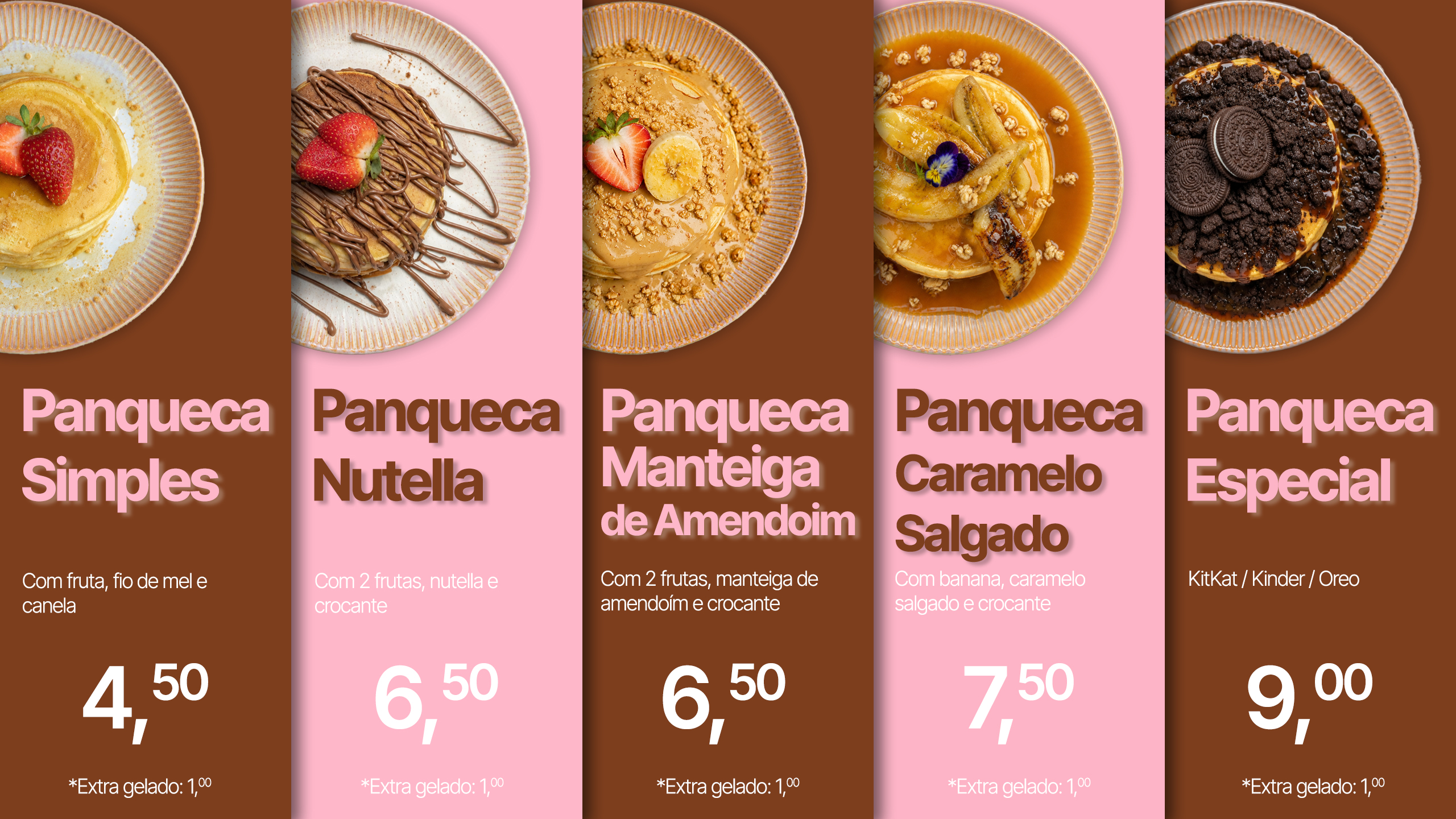 Passion: Menu Design, pratos